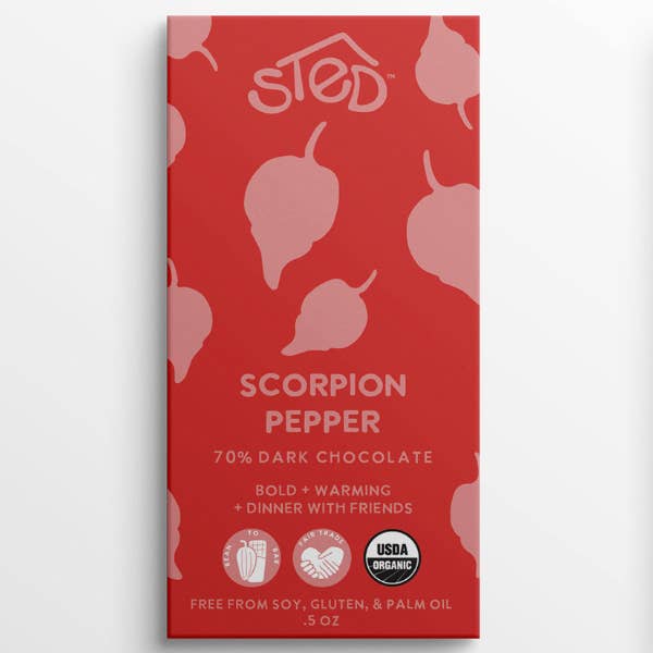 Mini Scorpion Pepper Chocolate Bar