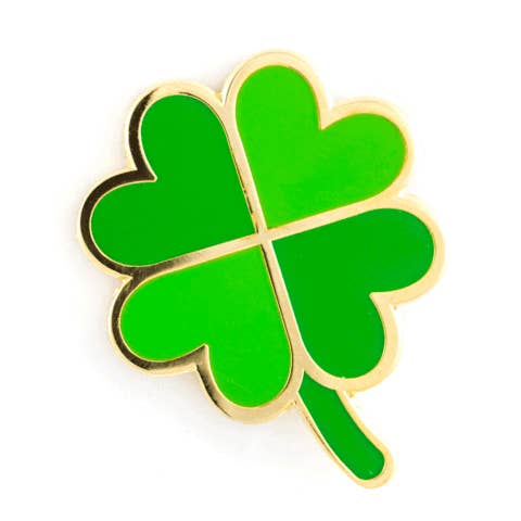 Four Leaf Clover Enamel Pin