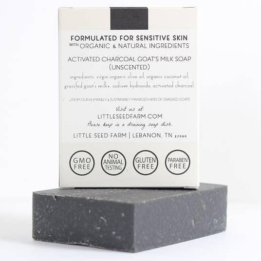 Activated Charcoal Facial and Body Bar Soap