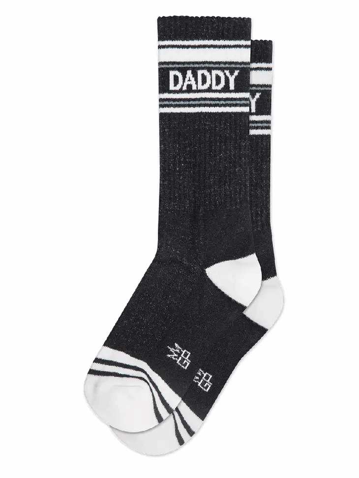 Daddy Ribbed Gym Socks