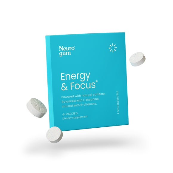 Energy and Focus Gum (Peppermint) by Neuro Mints