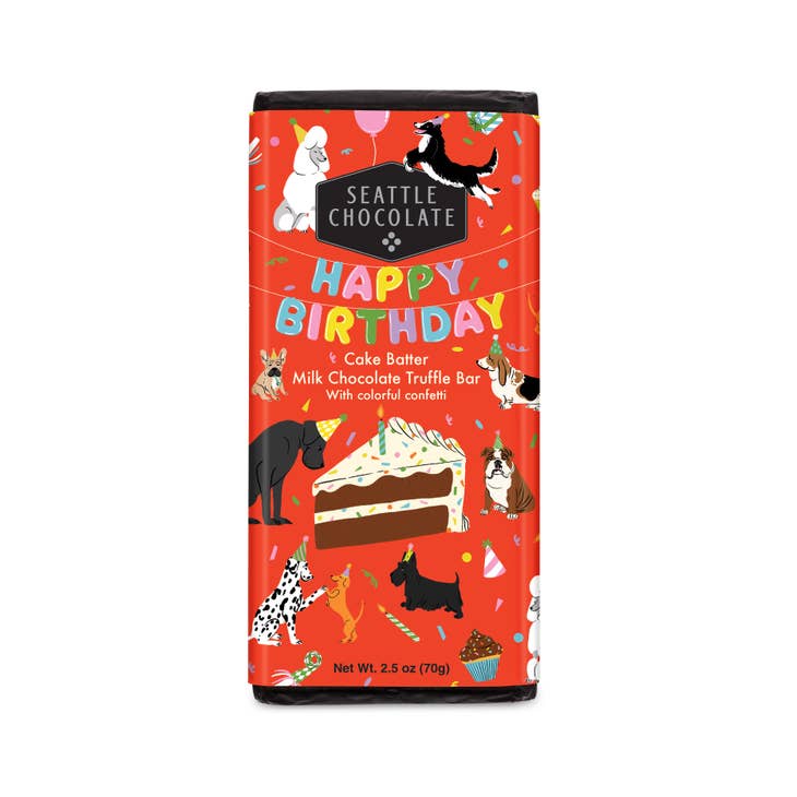Happy Birthday Truffle Bar By Seattle Chocolate