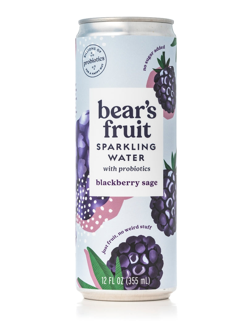 Blackberry Sage Probiotic Sparkling Water