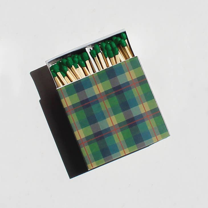 Forest Flannel - Large Square Matchbox By GP Candle Co