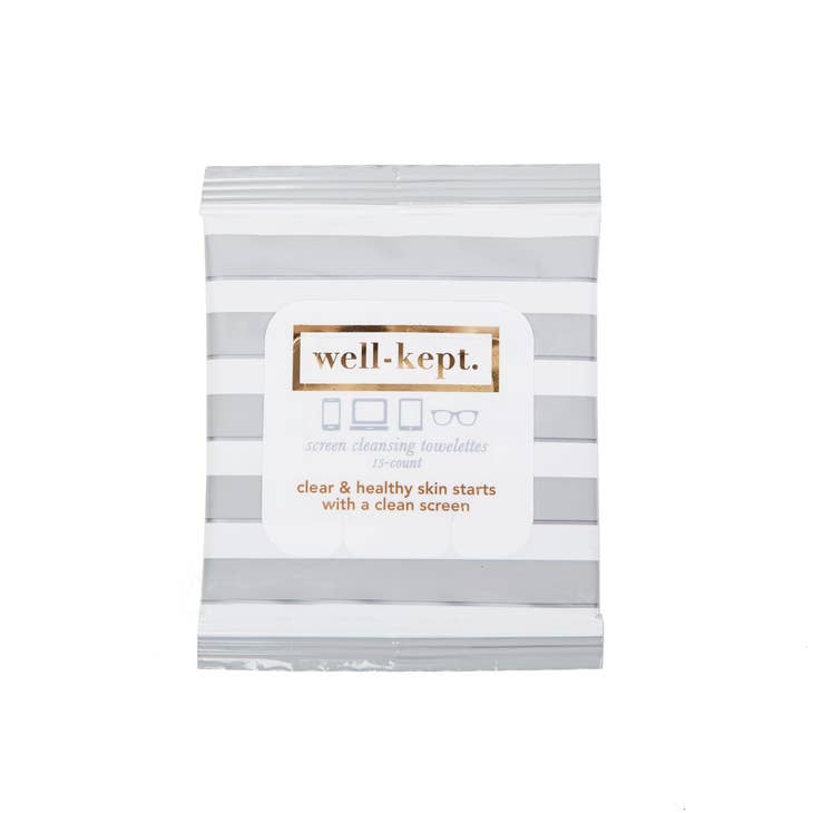 Hamptons Screen Cleansing Towelettes/Tech Wipes by well-kept