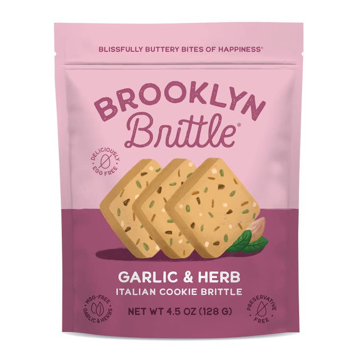 Garlic & Herb Cookie Brittle by Brooklyn Brittle