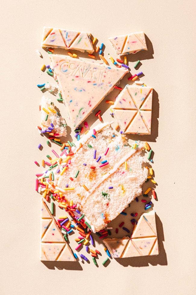 Birthday Cake Chocolate Bar by Compartes