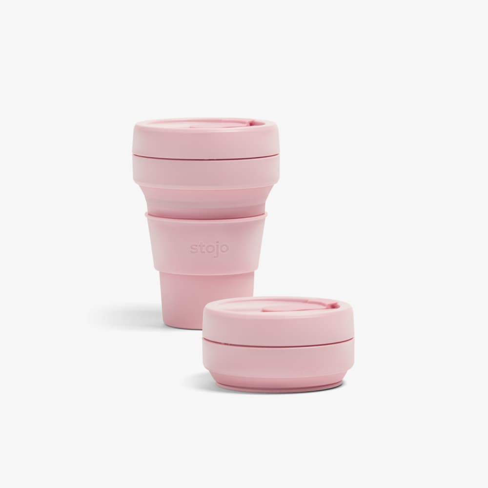 Collapsible Travel Cup (Pink) By Stojo