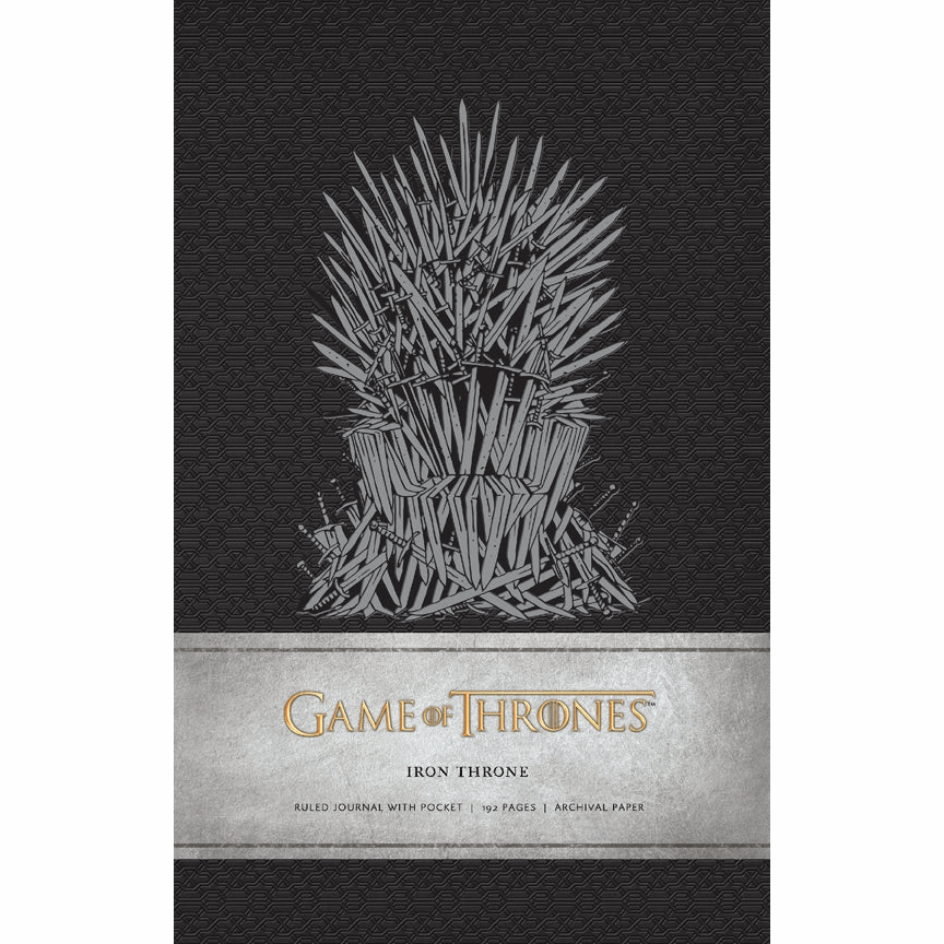 Game of Thrones: Iron Throne Hardcover Ruled Journal
