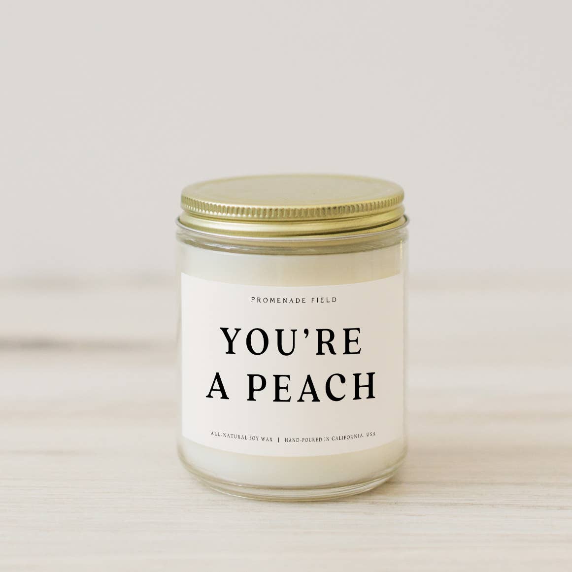 You're A Peach Soy Candle (Sunkissed)