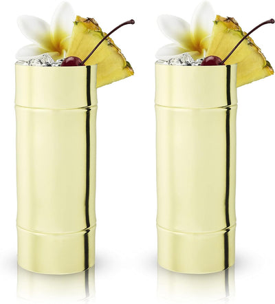 Bamboo Highball Glasses By VISKI