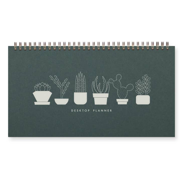 Succulent Undated Weekly Planner by Ruff House Print Shop