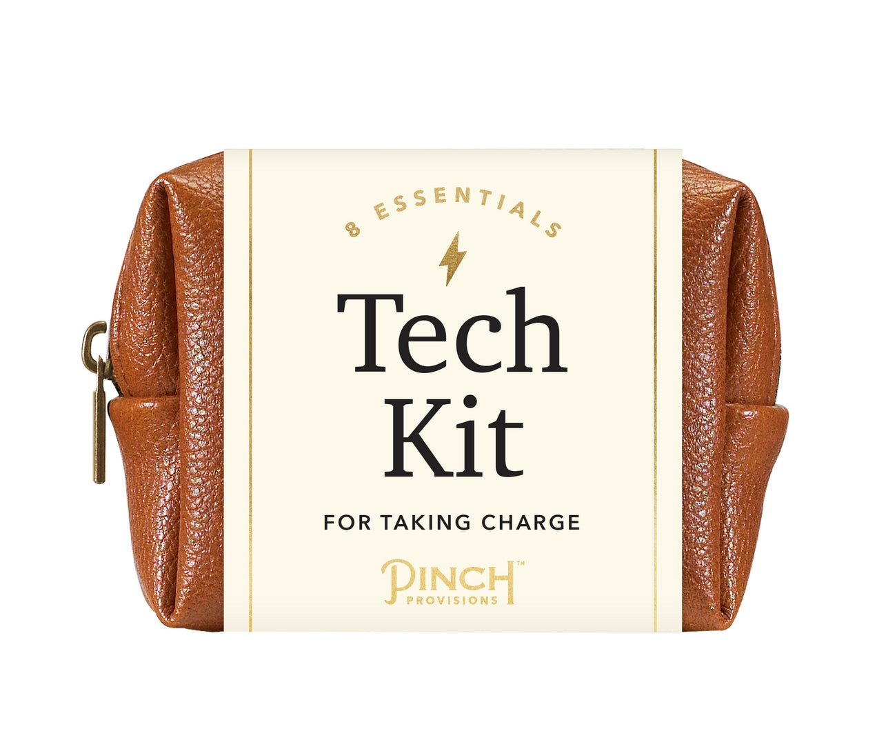 Tech Kit (Cognac Vegan Leather)