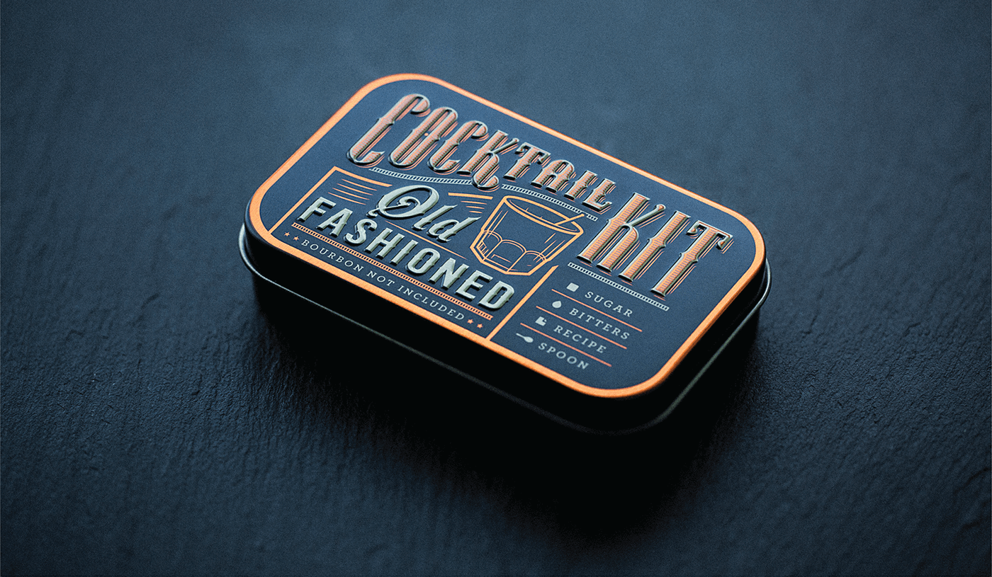 Old Fashioned Cocktail Kit By COCKTAIL KITS 2 GO