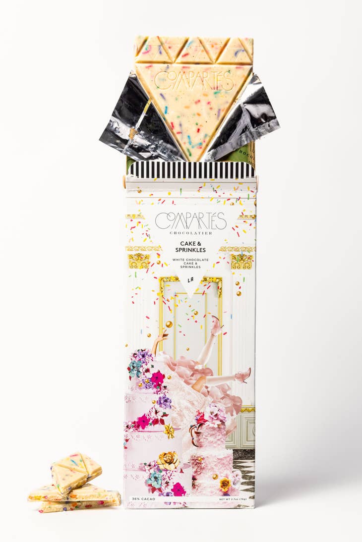 Birthday Cake Chocolate Bar by Compartes