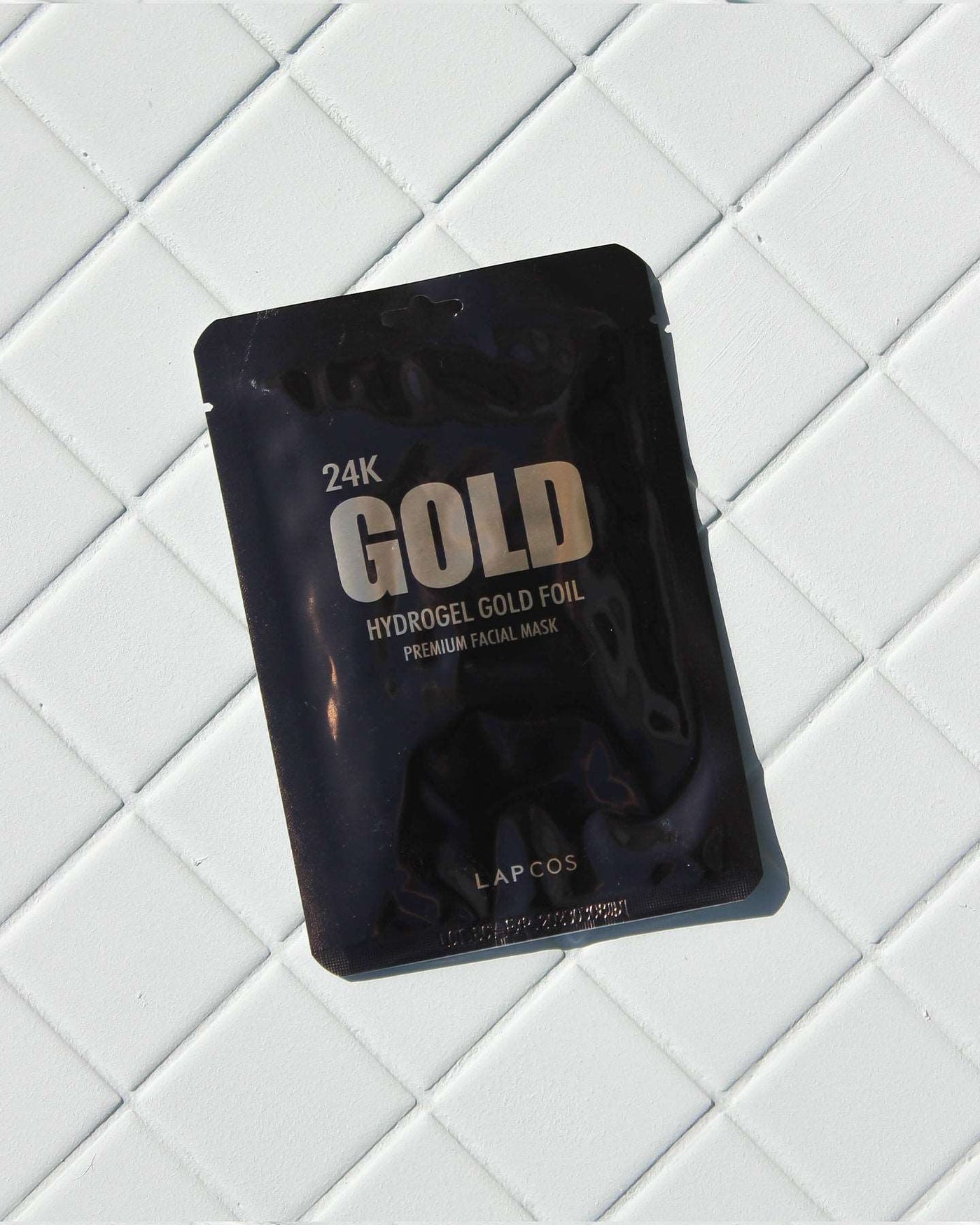 24K Gold Foil Hydrogel Face Mask by Lapcos