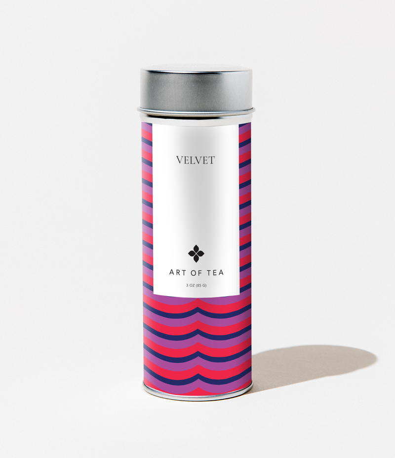 Velvet Tea Tall Canisters By Art or Tea