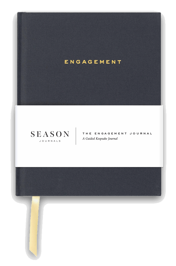 Engagement Notebook Dark Gray by Season Journals