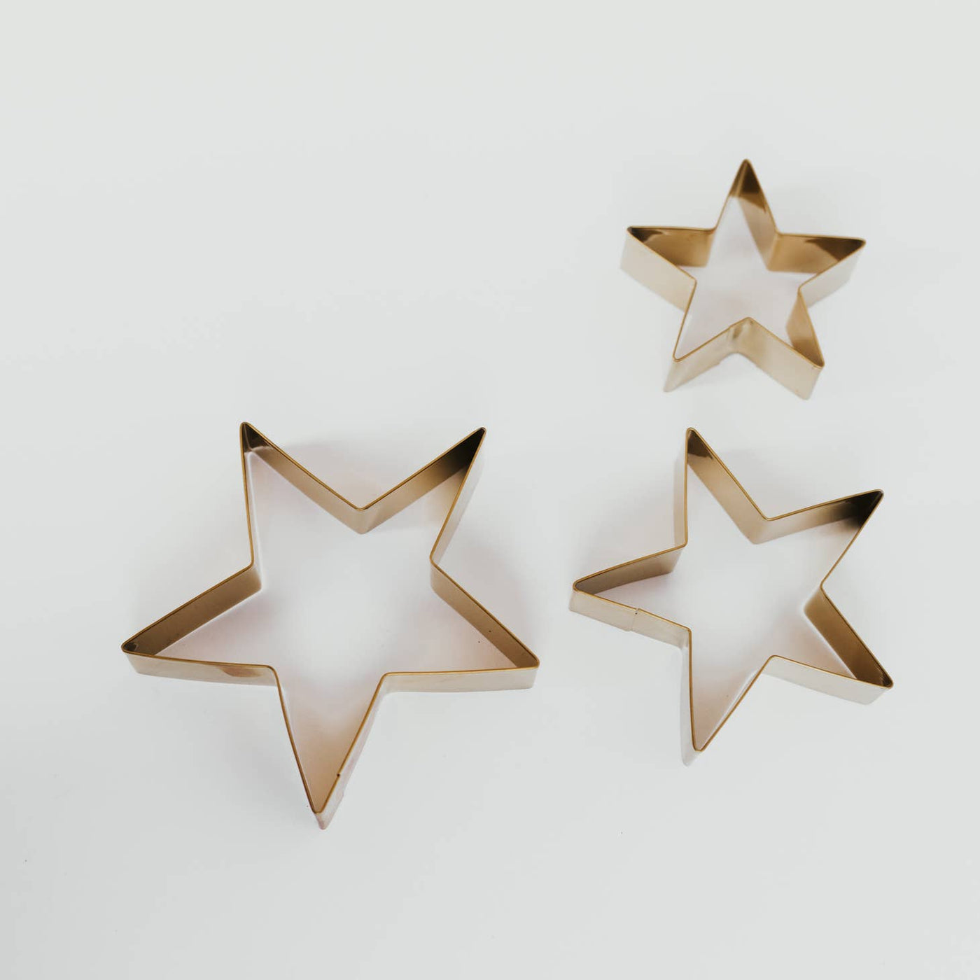Gold Star Cookie Cutters By Bloomingville