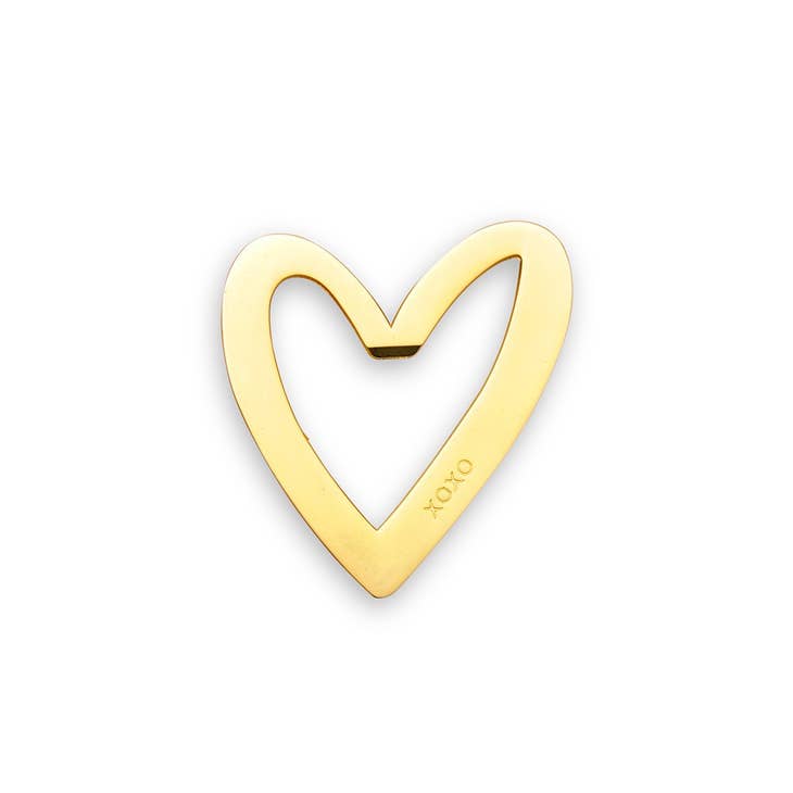Gold Heart with Xo Bottle Opener Favor by Weddingstar Inc