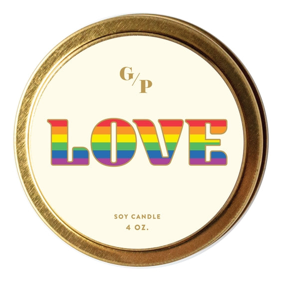 Love (Pride) Candle Tin