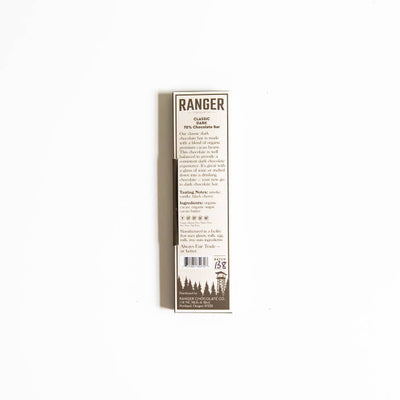 Classic Dark Chocolate Bar by Ranger Chocolate Co