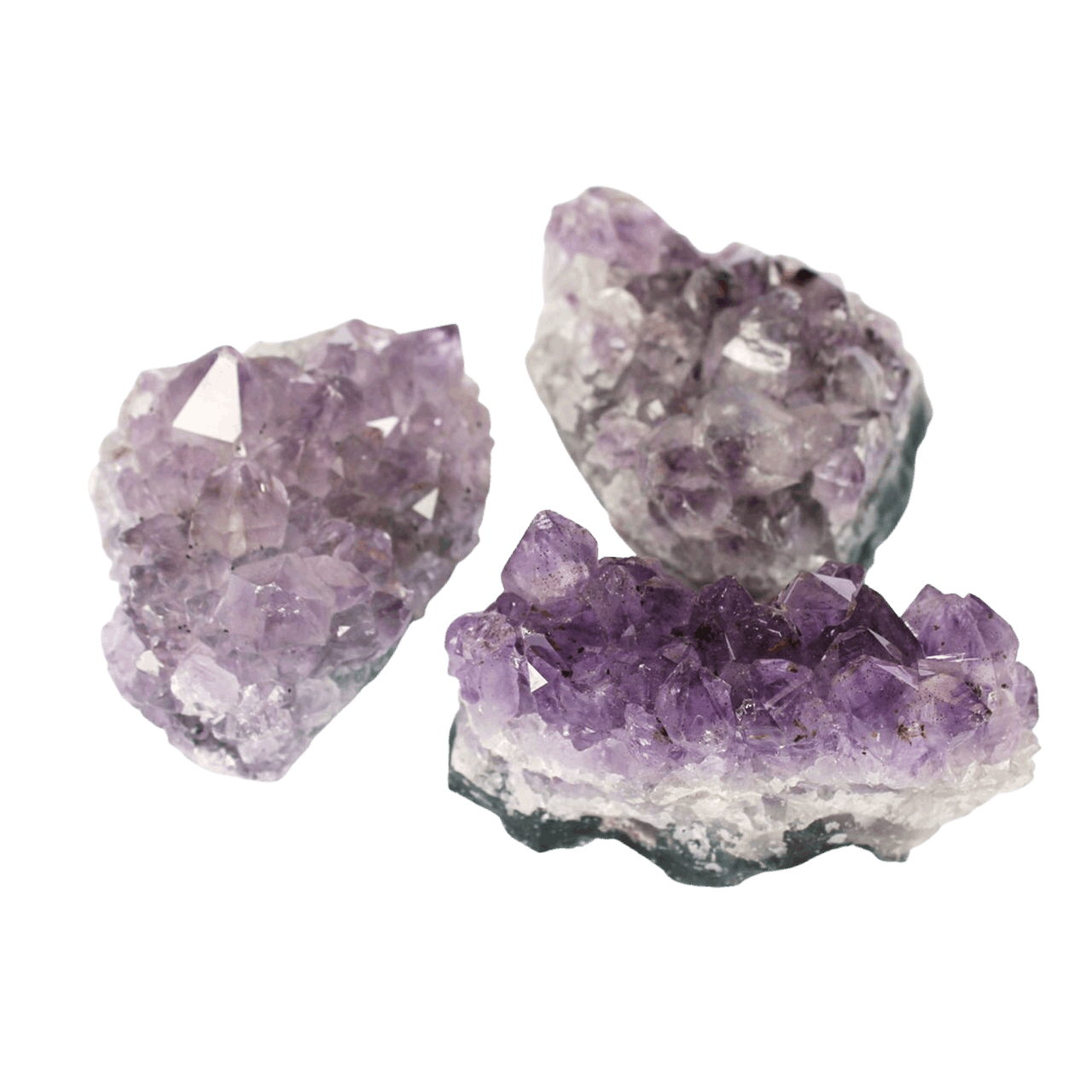 Large Amethyst Crystal Clusters - Druzy Clusters
