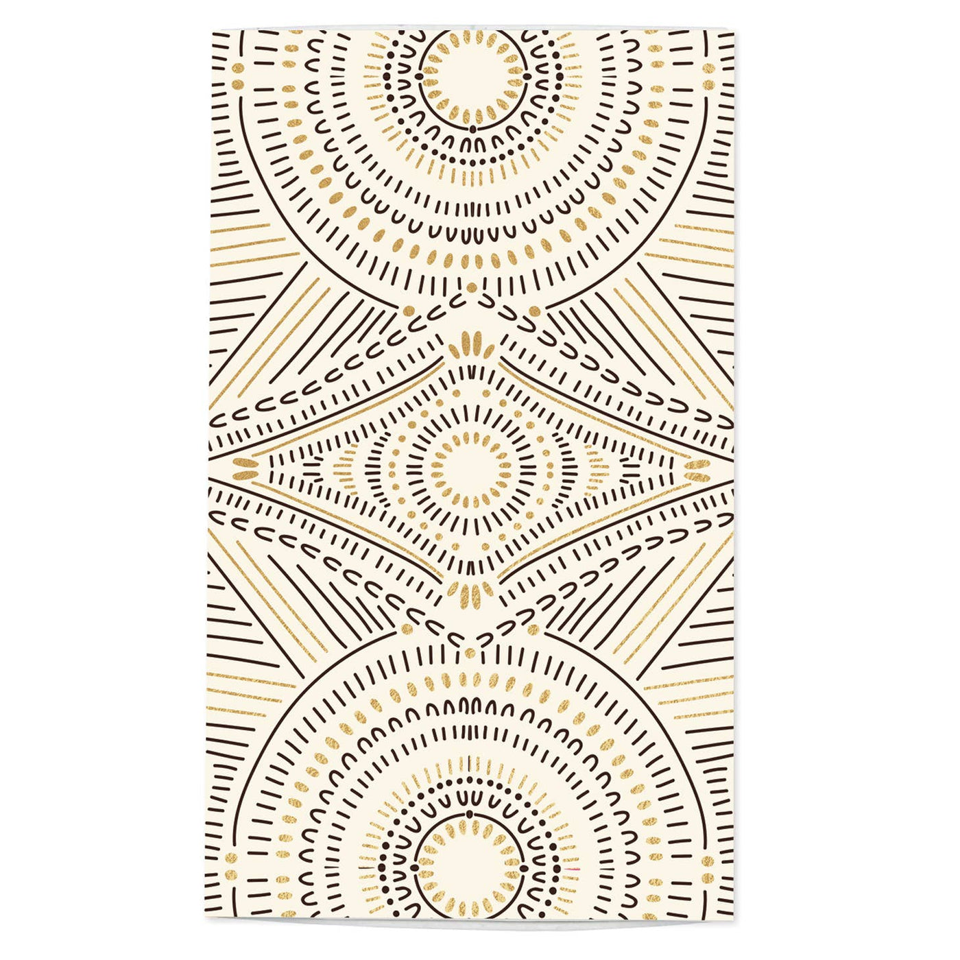 Intricate Pattern with Gold Accents Large Match Box By Frankie & Claude