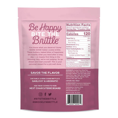 Garlic & Herb Cookie Brittle by Brooklyn Brittle