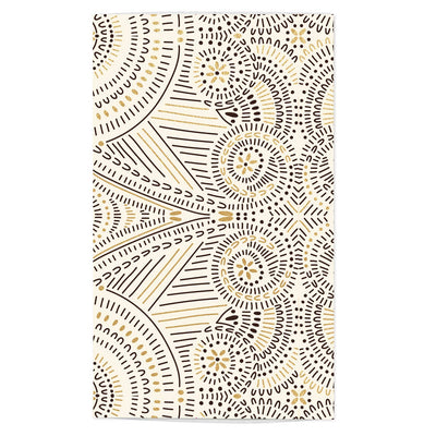 Intricate Pattern with Gold Accents Large Match Box By Frankie & Claude