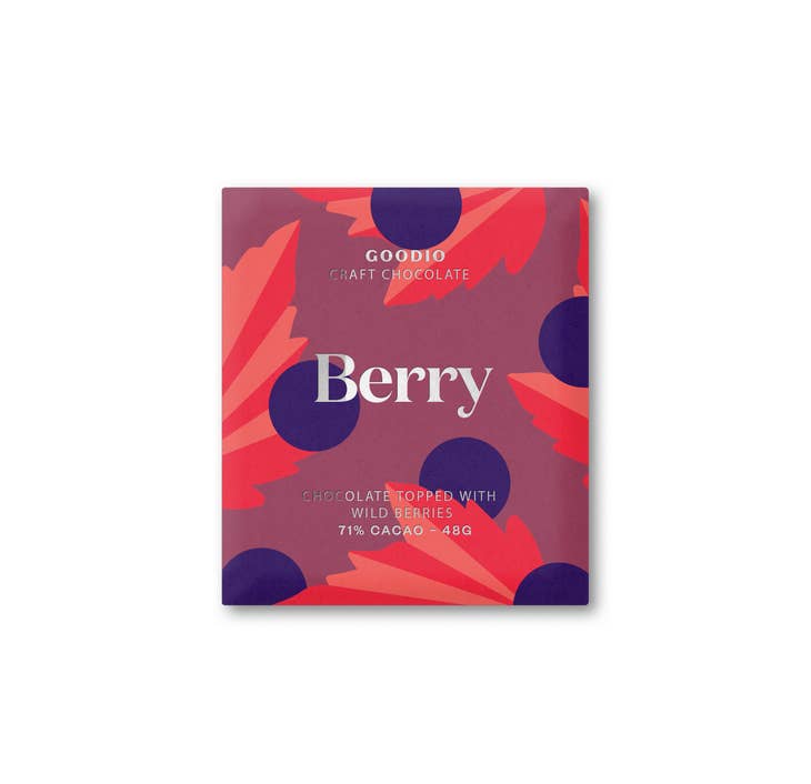 Berry Chocolate 71% By Goodio
