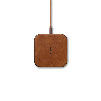 Classics Leather Wireless Charger (Saddle) by Courant