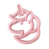 Chew Crew™ Silicone Baby Teethers Light Pink Unicorn