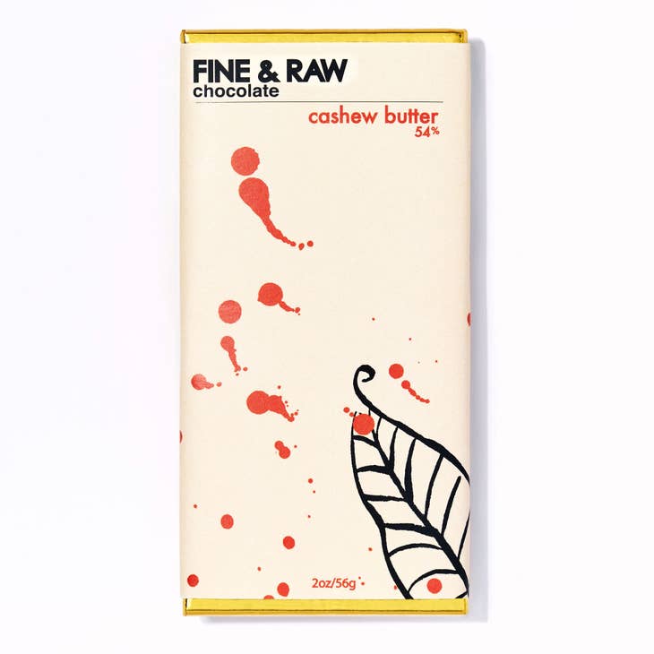Cashew Butter Chocolate Bar by Fine & Raw