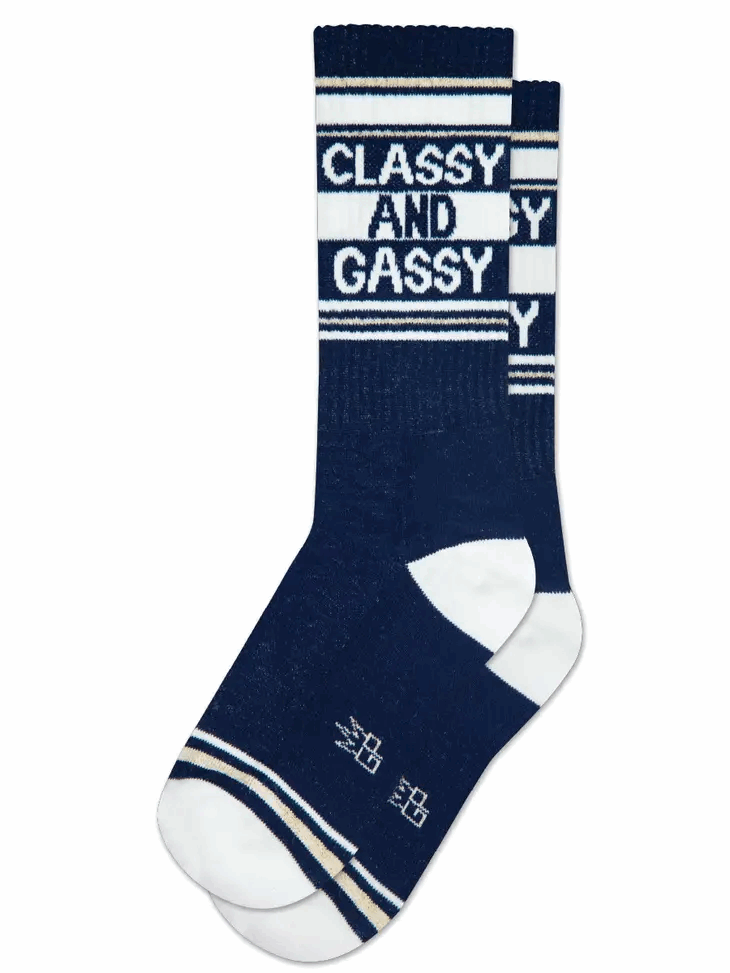 CLASSY AND GASSY Gym Socks