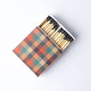 Mountain Flannel Large Square Matchbox By GP Candle Co