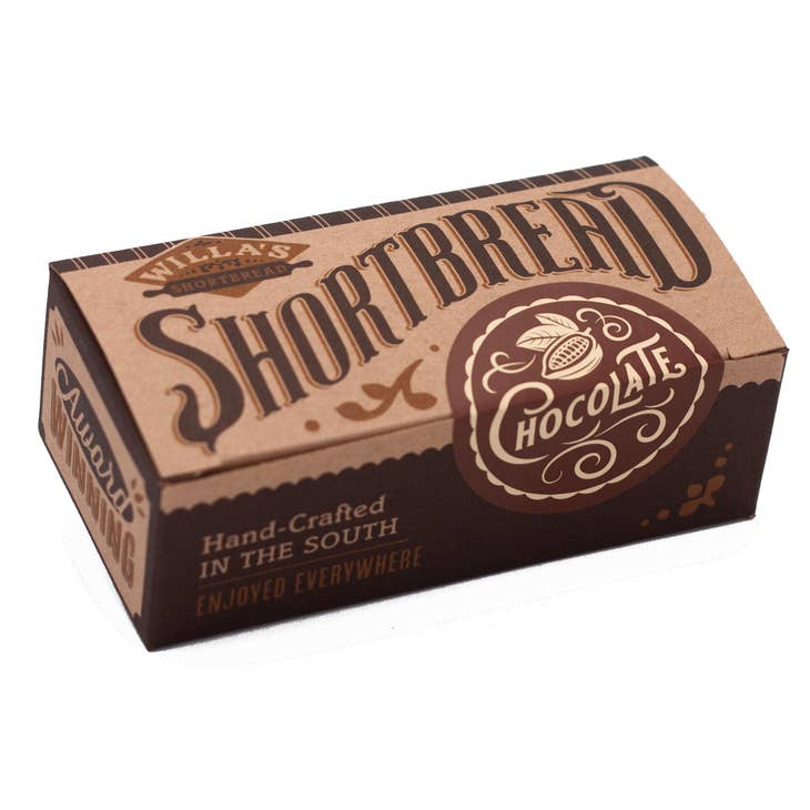 Chocolate Shortbread Kraft Box By Willa's Shortbread