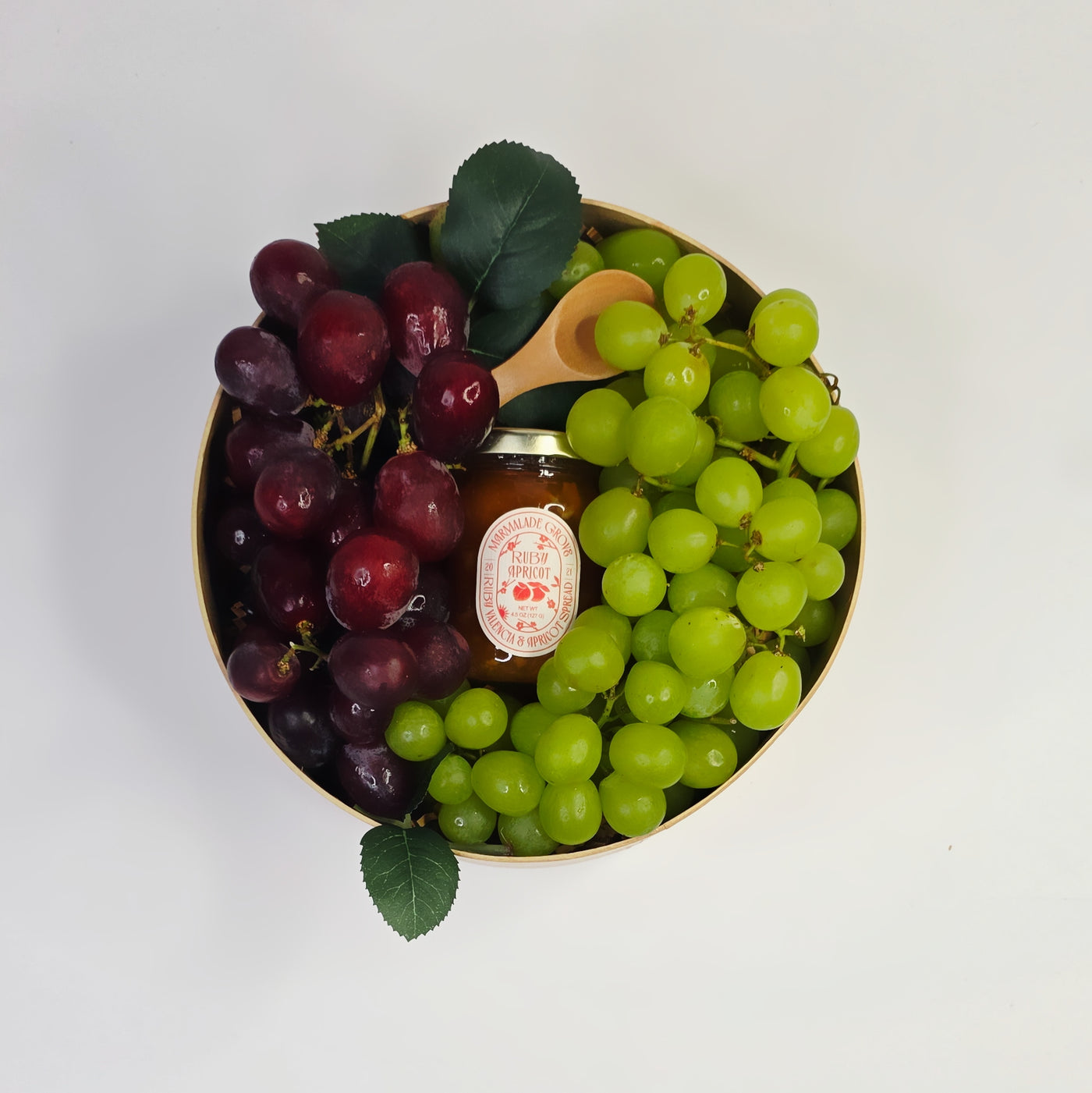 🍇 Ruby Apricot – Grape & Jam Basket