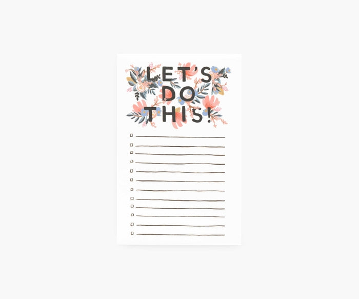 Checklist Notepad (Let's Do This)