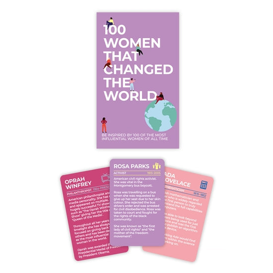 One Hundred Woman That change the World  Cards By Gift Republic