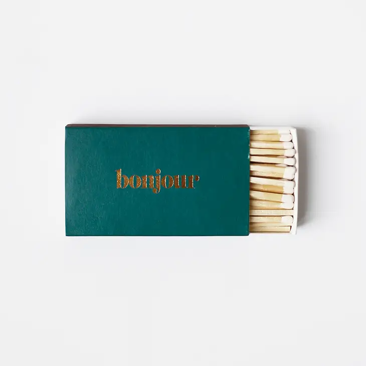 Statement Matches - Bonjour/Emerald