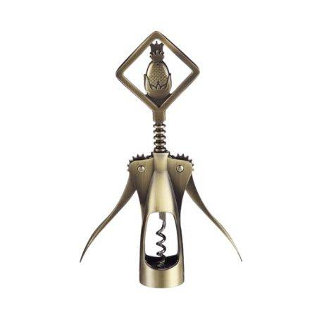 Greenville Society - Antiqued Gold Pineapple Corkscrew