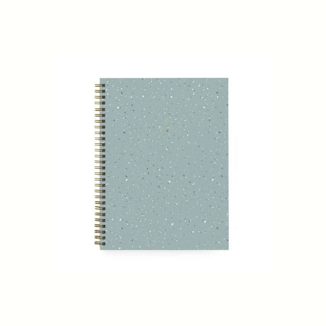 Large Mint Terrazzo Spiral Notebook from Baltic Club