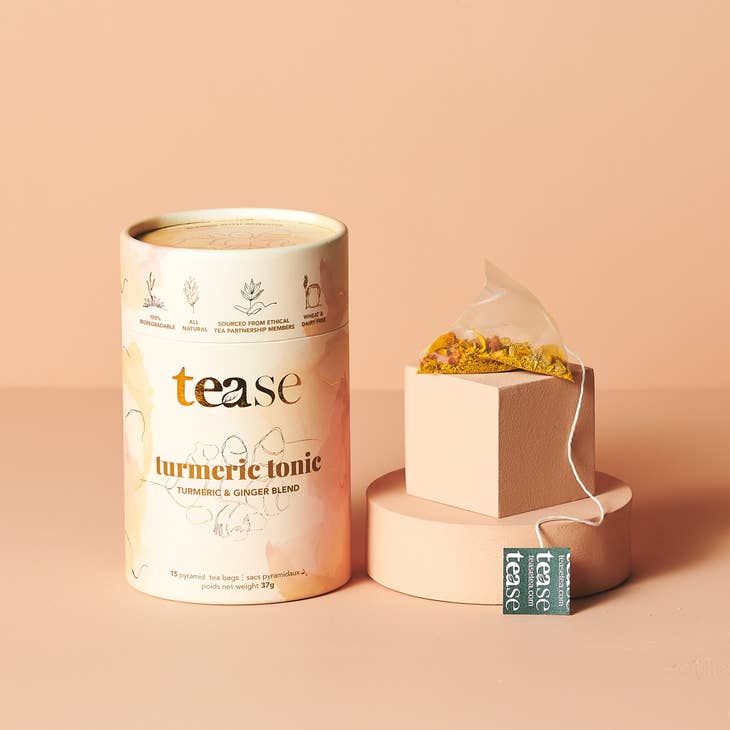 Turmeric Tonic All Natural Tea Blend by Tease Wellness