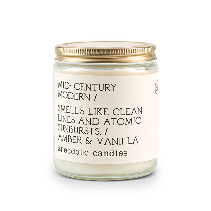 Mid-century Modern (Amber & Vanilla) Candle by Anecdote Candles