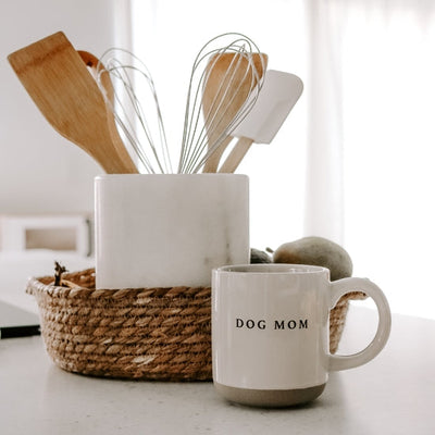 Dog Mom Stoneware Coffee Mug By Sweet Water Décor