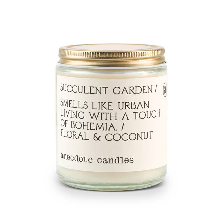 Succulent Garden (Floral & Coconut) Candle by Anecdote Candles