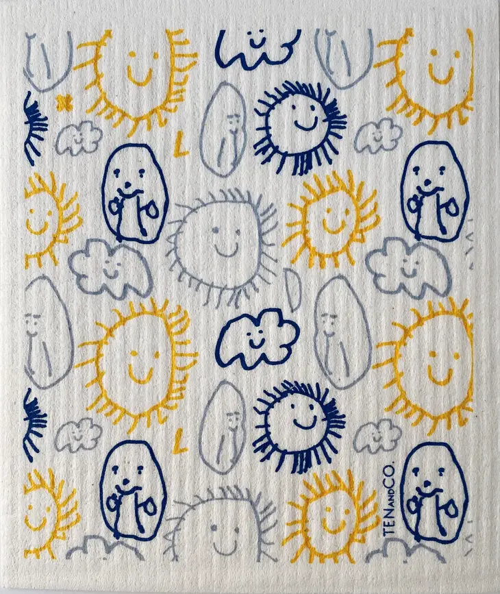 Sun, Clouds and Potato People by Ten and Co.