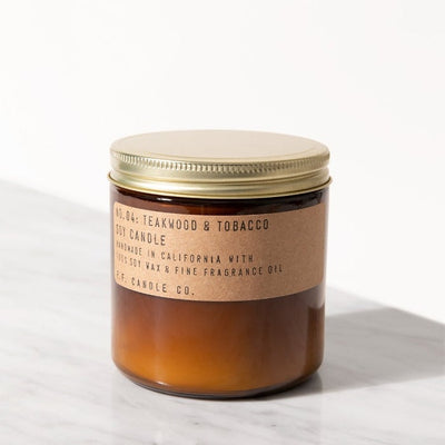 7.2 oz Teakwood & Tobacco Candle by P.F. Candle Co.