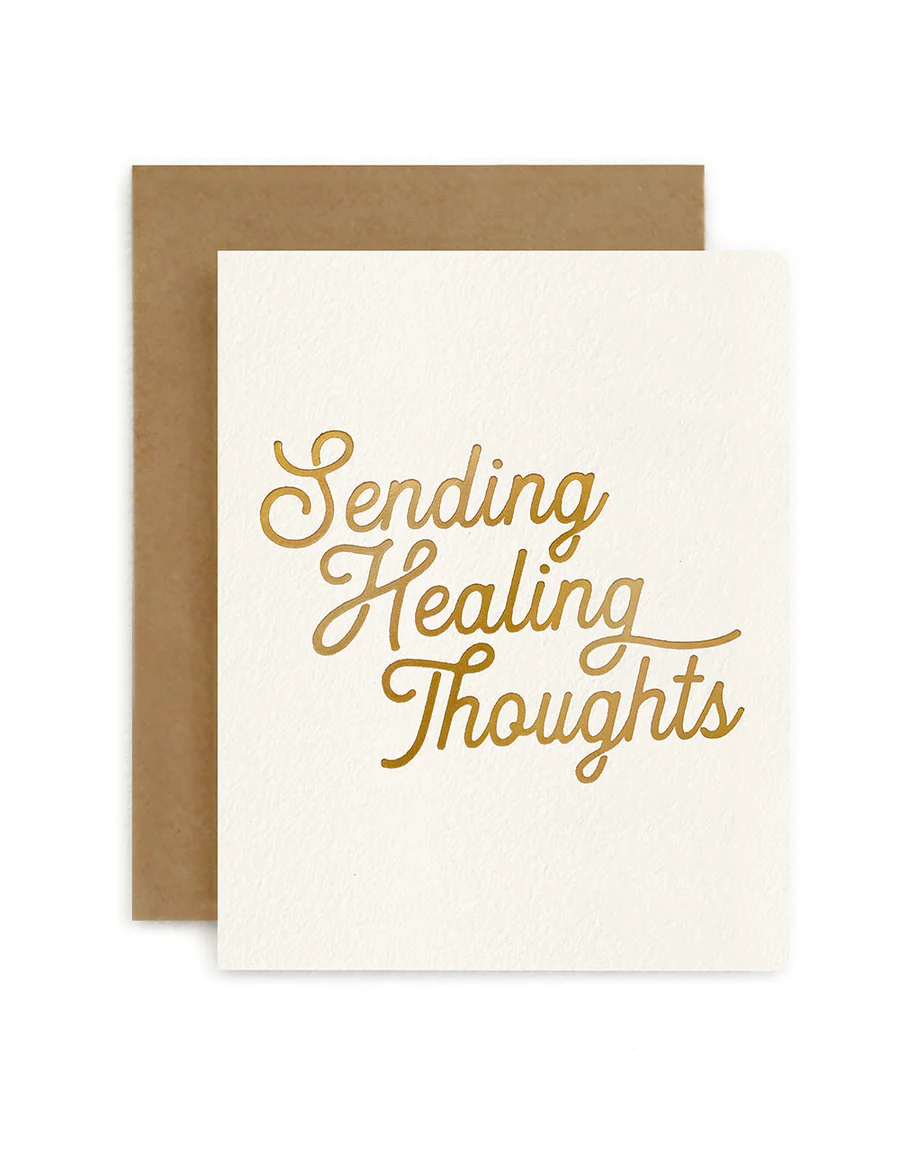 Sending Healing Thoughts Greeting Card